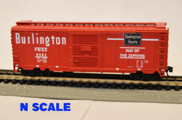 Value Trains USA N40-301-8500 - 40' PS-1 Boxcar Ft Worth and