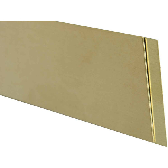 K&S Precision Metal 8233 - .016 x 3/4" Brass Strip (1 pc per card)    -