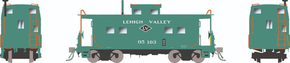 PRE-ORDER: Rapido 144111 - Northeastern-style Caboose w/ porthole windows Penn Central (PC) 18419 - HO Scale