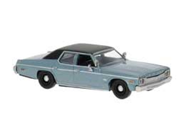 Brekina 18151 - Dodge Monaco Metallic Turquoise Black  - HO Scale