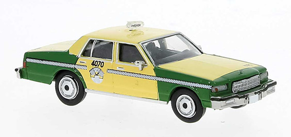 Brekina 19712 - 1987 Chevrolet Caprice Sedan Chicago Cab  - HO Scale
