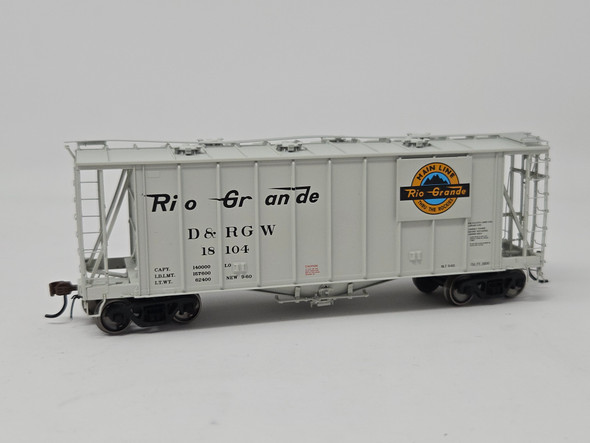 Pre-Owned: Athearn Genesis GA Airslide 2600 cu ft Rio Grande DRGW 18104 - HO Scale