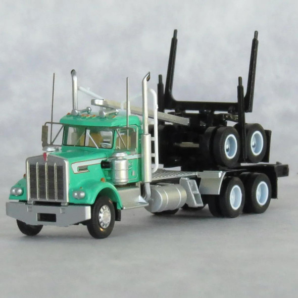Trainworx 49087 - Kenworth W900 Log Truck Jack A Buell  - N Scale