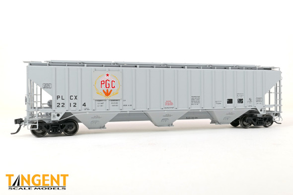 Tangent Scale Models 36366-05 - PS4750 Covered Hopper “Producer’s Grain” 1980 Pullman Leasing (PLCX) 22288 - HO Scale