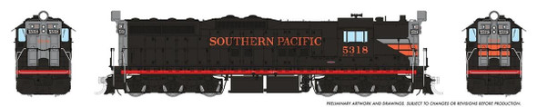 Rapido 50610 - EMD SD7 (DCC and Sound) Southern Pacific (SP) 5318 - HO Scale