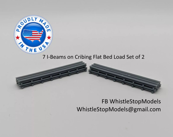 Whistle Stop Models N9001 - 2 I Beam Loads  - N Scale