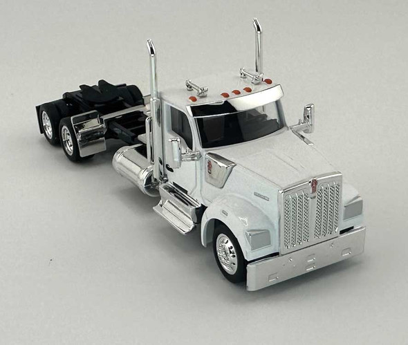 HO Logistics Replicas 990071 - Kenworth 990 2-Axle Day-Cab Semi Tractor White  - HO Scale