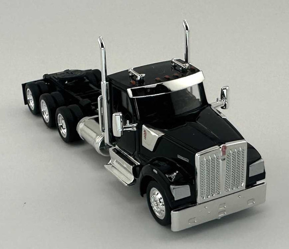 HO Logistics Replicas 990092 - Kenworth 990 3-Axle Day-Cab Semi Tractor Black  - HO Scale
