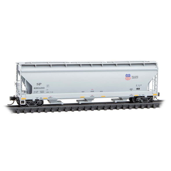 Micro-Trains Line 09400970 - 3-Bay Covered Hopper ex-Southern Pacific Union Pacific (SP) 496490 - N Scale