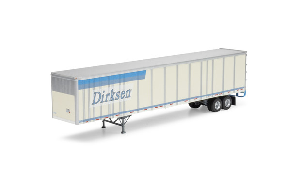 Athearn 72830 - HO 53' Wabash Plate Trailer Dirksen 57040  - HO Scale