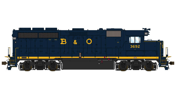 PRE-ORDER: Class One Model Works LM00102 - EMD GP40 (DC Silent) Baltimore & Ohio (B&O) 3692 - HO Scale