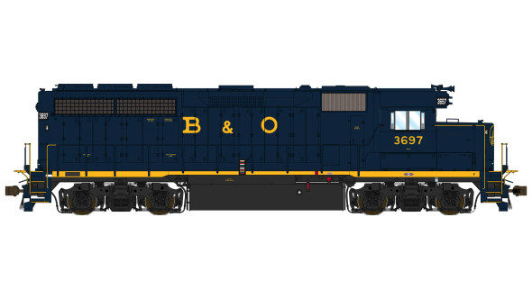PRE-ORDER: Class One Model Works LM00110 - EMD GP40 (DCC and Sound) Baltimore & Ohio (B&O) 3697 - HO Scale