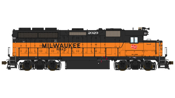 PRE-ORDER: Class One Model Works LM00301 - EMD GP40 (DC Silent) Milwaukee Road (MILW) 2029 - HO Scale