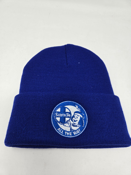 Jelsma Graphics Stocking Cap - Atchison, Topeka and Santa Fe (ATSF) Circle  With Chico