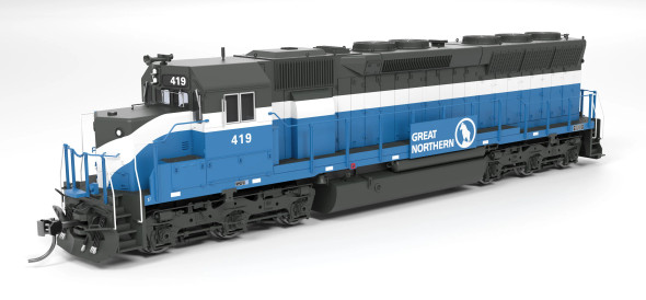 Broadway Limited 9802 - EMD SD45 (DCC and Sound) Great Northern (GN) 419 - HO Scale