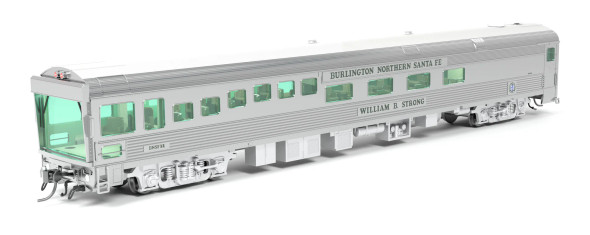 PRE-ORDER: Broadway Limited 9993 - Track Inspection Car BNSF #32 "William B. Strong" 1996-2008 - HO Scale