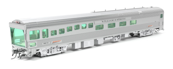 PRE-ORDER: Broadway Limited 9995 - Track Inspection Car BNSF #32 "William B. Strong" 2013-2018 Appearance - HO Scale