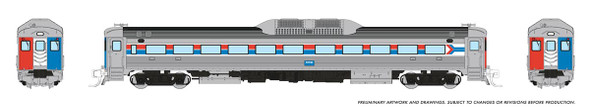 Rapido 516501 - Budd RDC-1 (DCC and Sound) Amtrak (AMTK) Ph II - N Scale