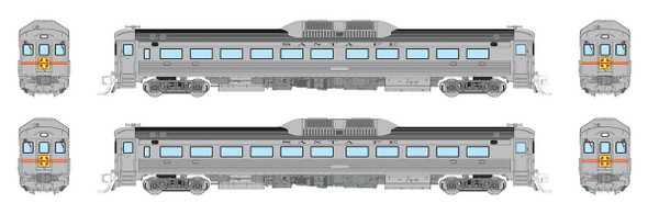 Rapido 516502 - Budd RDC-1 (2) (DCC and Sound) Atchison, Topeka and Santa Fe (ATSF) DC-191 + DC-192 - N Scale