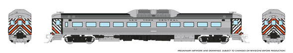 Rapido 516510 - Budd RDC-1 (DCC and Sound) New York Central (NYC) Stripes - N Scale