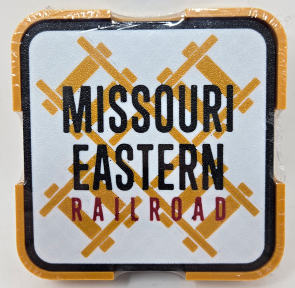 Paducah Custom Shops MERRSQ01 - Coaster 4-Pack (Square) Missouri Eastern Railroad (MERR)