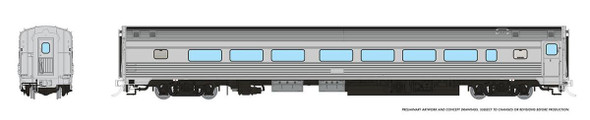 PRE-ORDER: Rapido 115099 - Budd Coach Unlettered  - HO Scale