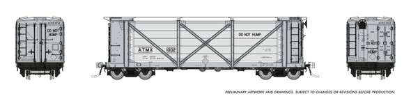 PRE-ORDER: Rapido 195001A-1002 - ACF Helium Car Atomic Energy Commission (ATMX) 1002 - HO Scale