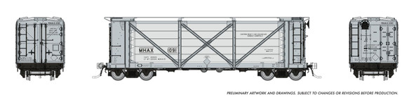 PRE-ORDER: Rapido 195002A-1019 - ACF Helium Car Atomic Energy Commission (ATMX) 1019 - HO Scale
