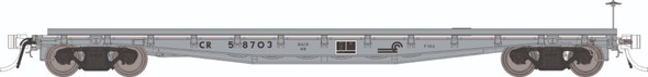 PRE-ORDER: Rapido 138108A-59001 - F30A 50' Flat Car MOW w/deck rails Conrail (CR) 59001 - HO Scale