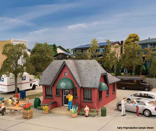 Walthers Cornerstone 933-4026 - Coffee Shop  - HO Scale Kit