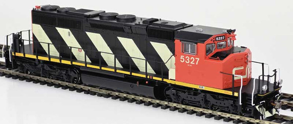 Bowser 25376 - GMD SD40-2W Widecab (DC Silent) Canadian National (CN) 5345 Sergeant Stripes - HO Scale