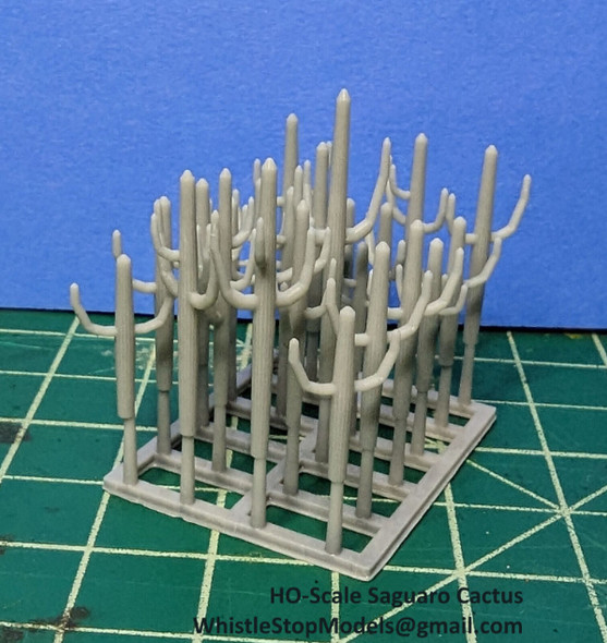 Whistle Stop Models HO1021 - Saguaro Cactus set of 24  - HO Scale