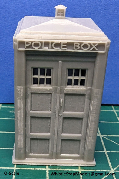 Whistle Stop Models HO1023 - Police Box or Tardis (2)  - HO Scale