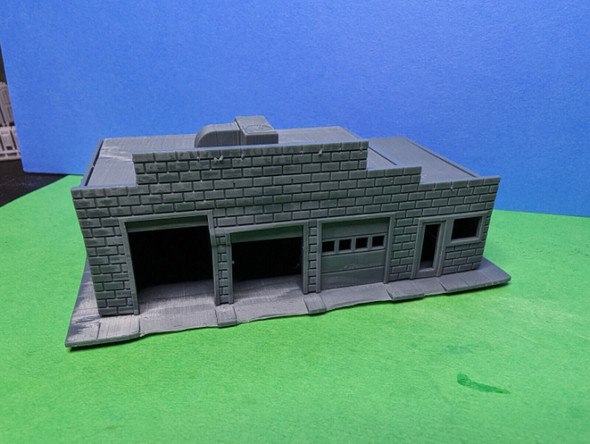 Whistle Stop Models HO6503 - Tire and Lube Service Station Center  - HO Scale