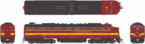 PRE-ORDER: Rapido 28830 - EMD E9A w/HEP (DCC and Sound) New York, Susquehanna and Western (NYSW) 2400 - HO Scale