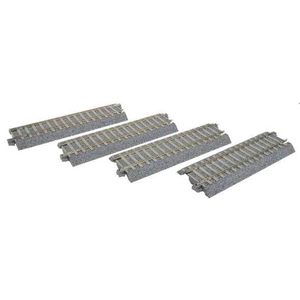 Kato 2-141 - Straight Track w/ Concrete Ties 123mm [4 pcs]    - HO Scale