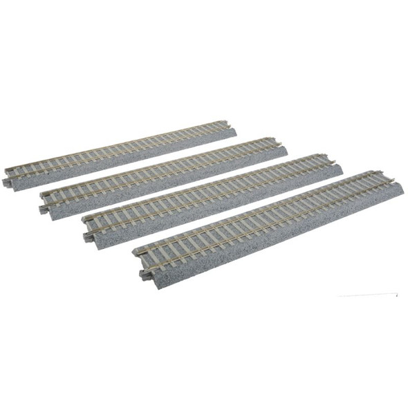 Kato 2-152 - Straight Track w/ Concrete Ties 246mm [4 pcs]    - HO Scale