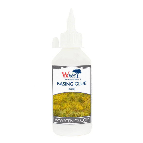 WWScenics WSGL-016 - Static Grass Basing Glue 250ml  - Multi Scale