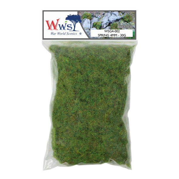 WWScenics WSG4-002 - 4mm Spring Static Grass - 30g  - Multi Scale