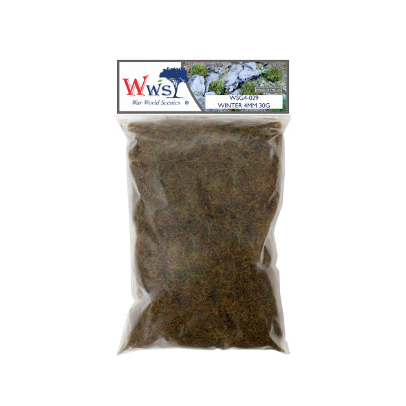 WWScenics WSG4-029 - 4mm Winter Static Grass - 30g  - Multi Scale