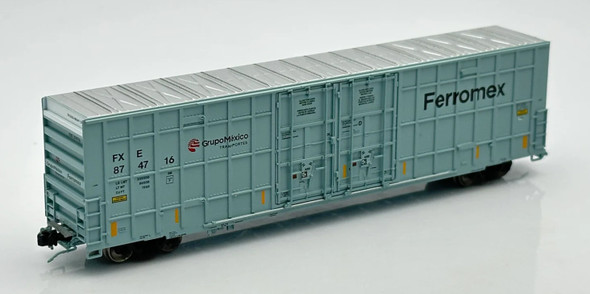 Aurora Miniatures 602079 - Greenbrier 7550cf 60' Plate F Boxcar Ferromex (FXE) 874784 - N Scale