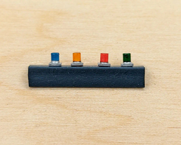 Gotham Rail 1009 - Tomar 804 Strobe Light - With base 4x  - HO Scale