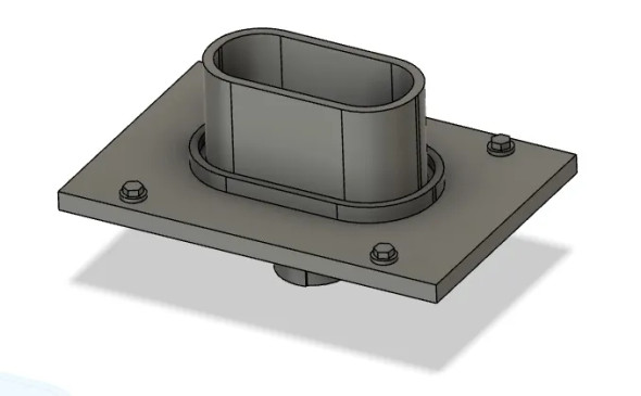 Gotham Rail 3006 - Late -2 Exhaust Stack - Tall, Bolted 2x  - HO Scale