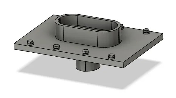 Gotham Rail 3011 - Early 2nd Gen. Exhaust Stack - Short, Bolted 2x  - HO Scale