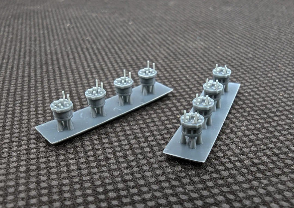 Gotham Rail 7005 - EMD Cylinder Heads 12x  - HO Scale