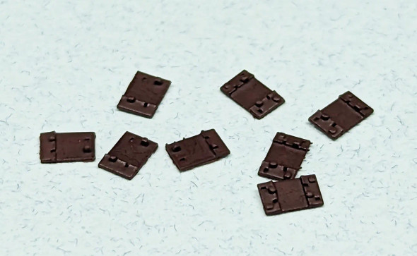 Gotham Rail 8007 - Tie Plates - With Spikes 64x  - HO Scale