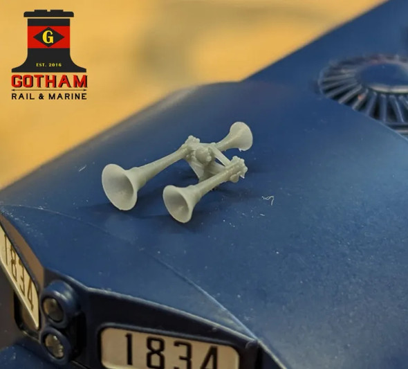 Gotham Rail 50323 - S-3L-R - Tab Back, 25 Right, 2 Piece Bells 2x  - HO Scale