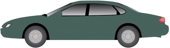 Atlas 2902 - 1996 Ford® Taurus (2 pack) Medium Willow Metallic  - N Scale