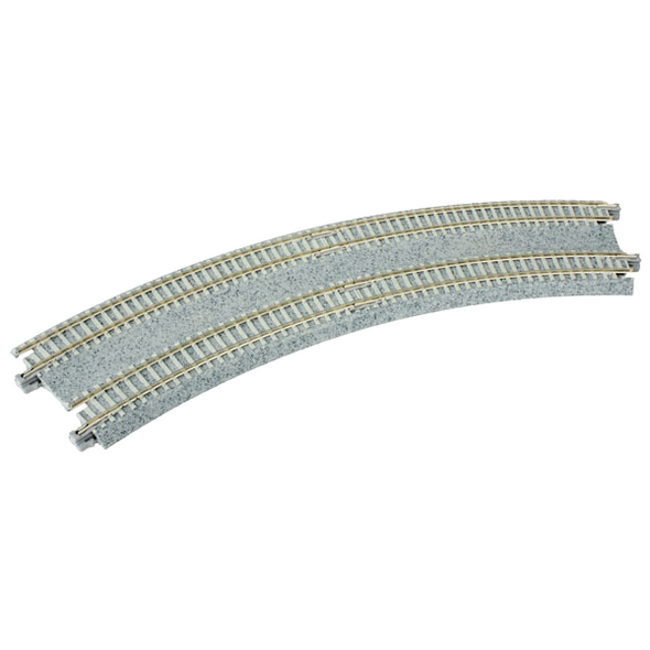 Kato 20-184 - 315mm/282mm Radius 22.5Âº  CT Double Track Easement Right and Left - N Scale