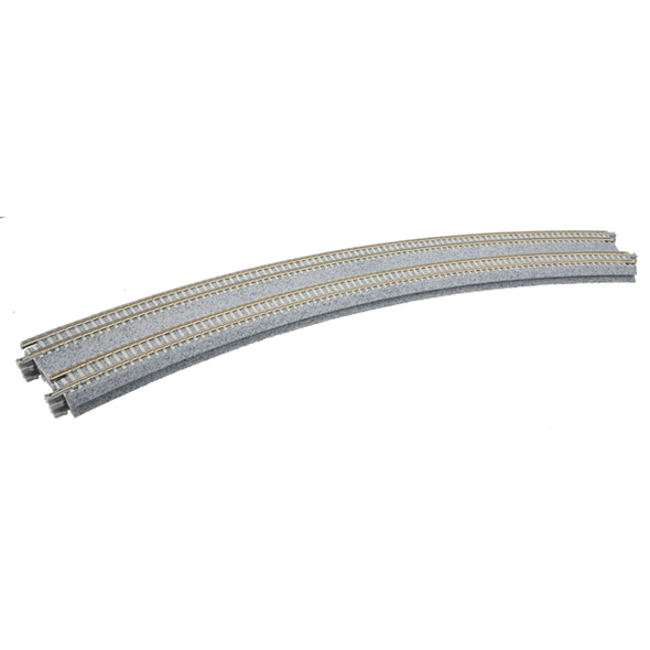 Kato 20-186 480mm/447mm Radius 22.5Âº CT Double Track Easement Curve - N Scale